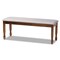 Baxton Studio Lanier Modern and Contemporary Grey Fabric and Walnut Brown Finished Wood 6-Piece Dining Set 174-9883-10923-10520-Zoro - alternate 7